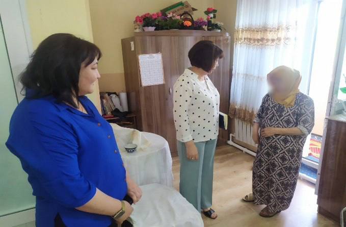 Monitoring visit to the Andijan boarding home “Sakhovat” was conducted